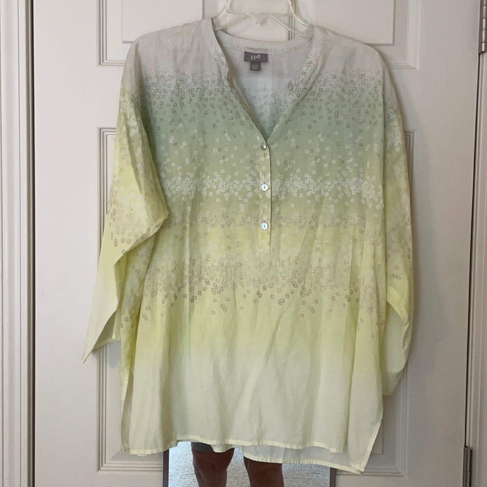 J.Jill lightweight beach cover up or top
